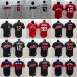 Customized American League Cleveland Indians Baseball Jerseys