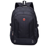 Black Classic Custom Laptop Backpack Sports Nylon Computer Bag