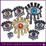 Devil's Eye Embroidered Iron on / Sew on Patches Set Badge Bag Fabric Applique Craft Lobster