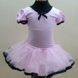 High Quality Girl's Pink Leotard Dance Ballet Tutu Dress