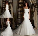 2015 Strapless Mermaid Bridal Wedding Dresses (ALSW008)