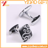 Customized Silver Fashion Cufflink for Promotion Gifts (YB-cUL-01)