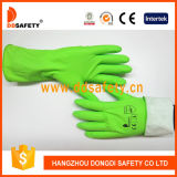 Ddsafety 2017 Green Nitrile Industry Gloves Safety Glove Working Glove