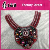 Fashion Necklace Colorful Wood Flower Handmade National Collar Lace for Clothing