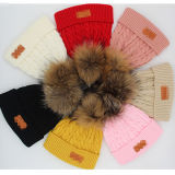 New Arrival OEM Design Fashion Winter Hand Knit Beanie Hat