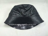 Custom Fashion Soft Leather/PU Reversible Bucket Hat