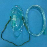 Hospital Respiratory Care Products Medical Supply Oxygen Mask with Tube (Green)