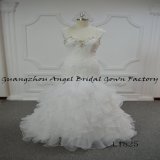 High Quality Light Beading Sleeveless and Strapless Organza Mermaid with Bridal Gown