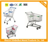 Hand Cart Shopping Handcart in Supermarket
