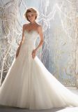 2015 Crystal Beading A-Line Style Bridal Wedding Dresses (WMA3056)
