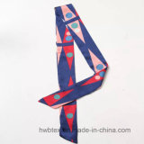 Top Quality Pure Silk Printed Tie Scarf (HWBS46)