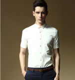 Slim Fit Man Cotton Shirt in Italy Style