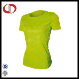 Polyster/ Spandex Compression Fitness Shirt for Women