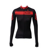 Customized Cool Wolf Black Women's Long Sleeve Shirt Cycling Jerseys Light Windbreak