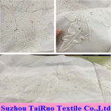 100% Embroidered Chiffon Silk for Lady Garment Fabric