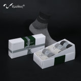 Silver Fiber Anti-Bacterial Stitching Color Cotton Socks for Men