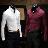 2016 New Style Designs Men's Business Cotton Shirt