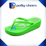 Womens Rubber High Heel Platform Wedge Sandals Beach Flip Flops