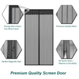 2018 Customized Magnetic Screen Door Door Fly Screen