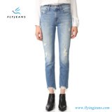 Fashion Distressed Faded Women Ankle Denim (Jeans E. P. 326)