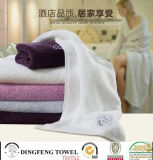 100% Cotton Plain Hotel SPA Towel with Embroidery