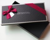Silver Hot Stamping Scarf Packaging Box with Ribbon