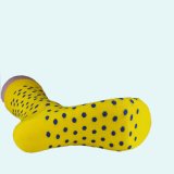 Wholesale Custom Print Polka DOT Yellow Blue Socks Men