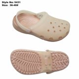 Funky Pink EVA Jelly Woman Sandals Clogs with PVC Upper