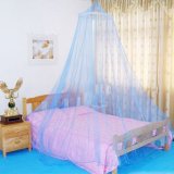 Mosquito Net Canopy for Bed, Queen Size, Blue