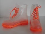 Women Transparent Rain Boots, Ladies' Transparent Boots, Transparent PVC Rain Boot