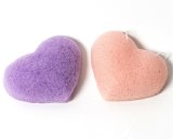 Heart Shape Japan Konjac Sponge for Face Cleaning
