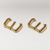 Rose Gold Shinning Zinc Alloy Buckle for Shoes and Bags