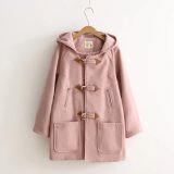 Wind Thickening Cotton Clip in The Middle of a Long Cap Loose Fur Coat Coat
