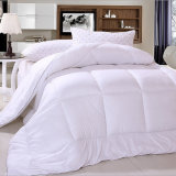 1.2D Siliconized Fiber White Color Bedding Comforter
