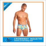 Men's Sexy Spandex Boxer Briefs with Custom Full Printing