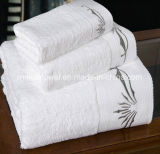100% Cotton Solid Luxury Hotel Bath Towel, White Towels