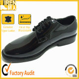 Micro Fiber High Gloss Military Office Shoes