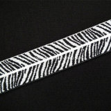 Animal Print Soft Plush Jacquard Folding Elastic as Diaper Binding Tape