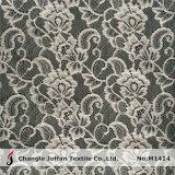 Elastic Knitted Flower Lace Fabric (M1414)