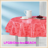 PEVA Printed Tablecloth/Table Cover Round Wholesale in Factory