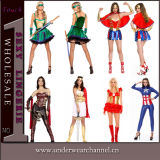 Wholesale Super Hero Fancy Dress Carnival Halloween Adult Costume (TLQZ2865A)