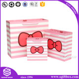 Pink Printing Custom Paper Bag for Shopping Packaging