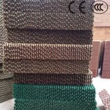 Green Brown Color Evaporative Air Cooler Pad / Cooling Pad for Air Cooler