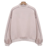 New Design 100% Cotton Crew Neck OEM Women Sweatshirt