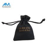 Gift Velvet Cotton Drawstring Pouch Custom Jewellery Packaging Bag with Logo