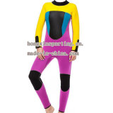 Yellow Neoprene Full Body Surfing Wetsuit W
