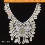 30*30cm Gold Collar Lace with Sun Flower Totem for Female Garment Accessories Hme946