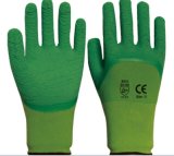 Latex Soft Foam Gloves with Crinkle Safety Gloves Work Gloves
