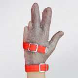 3 Finger Chain Mail Protective Anti-Cut Glove-2380