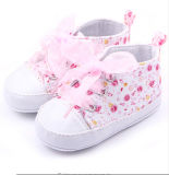 Baby Shoes Cotton Floral Infant First Walker Toddler Shoes (AKBS6)
